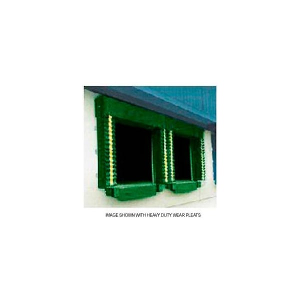 Chalfant Sewing Fabricators, Inc. Chalfant Green Dock Door Seal Model 131 Heavy Duty 40 Ounce 8'W x 10'H 131-8X10GREEN - main